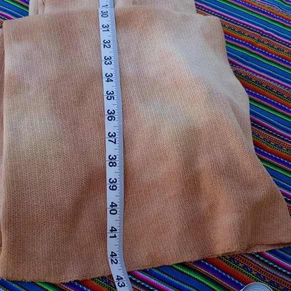 ZARA Maxi Summer Tie Dye Strap Dress Tan and Peach Women's Medium, NWT - Picture 13 of 17